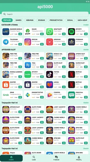 Temukan Aplikasi Populer di api5000 — Hub Unduhan Terlengkap