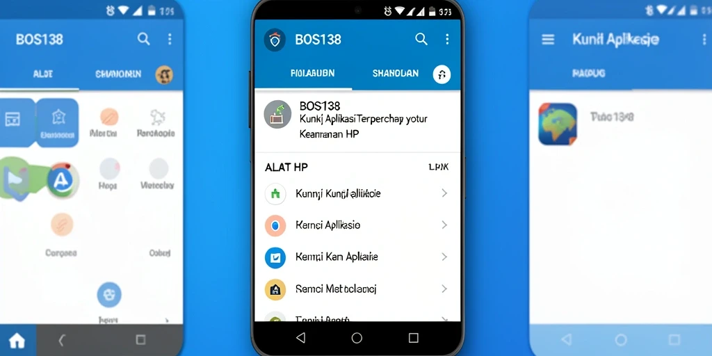 Tampilan antarmuka BOS138 yang sederhana dan fungsional.