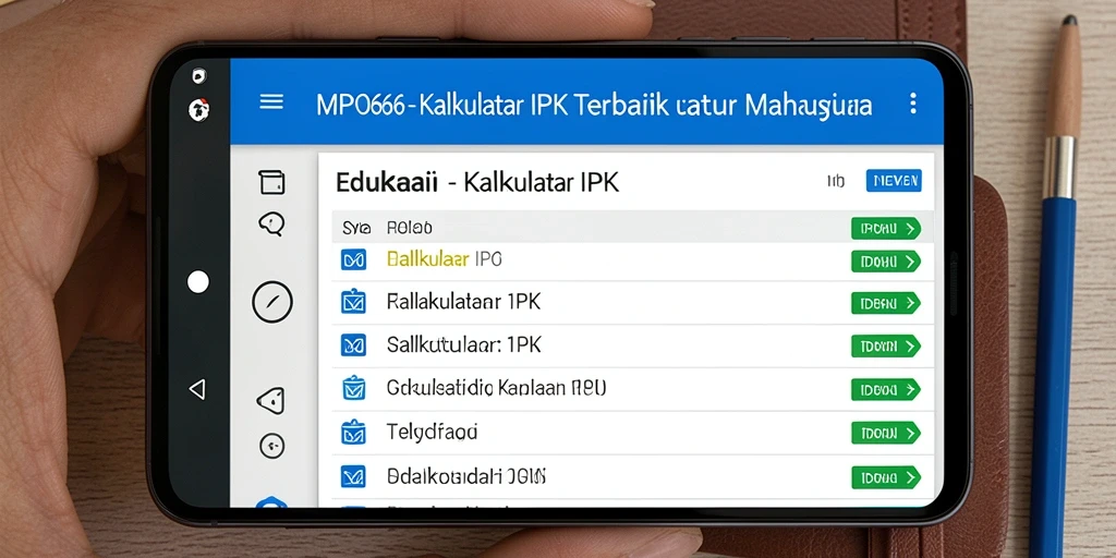 Antarmuka MPO666 menunjukkan kemudahan dalam menghitung IPK dengan cepat.