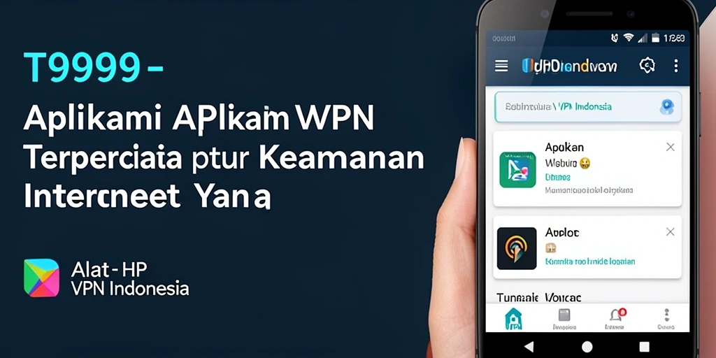 Antarmuka T9999 yang intuitif dan mudah digunakan untuk VPN Indonesia.